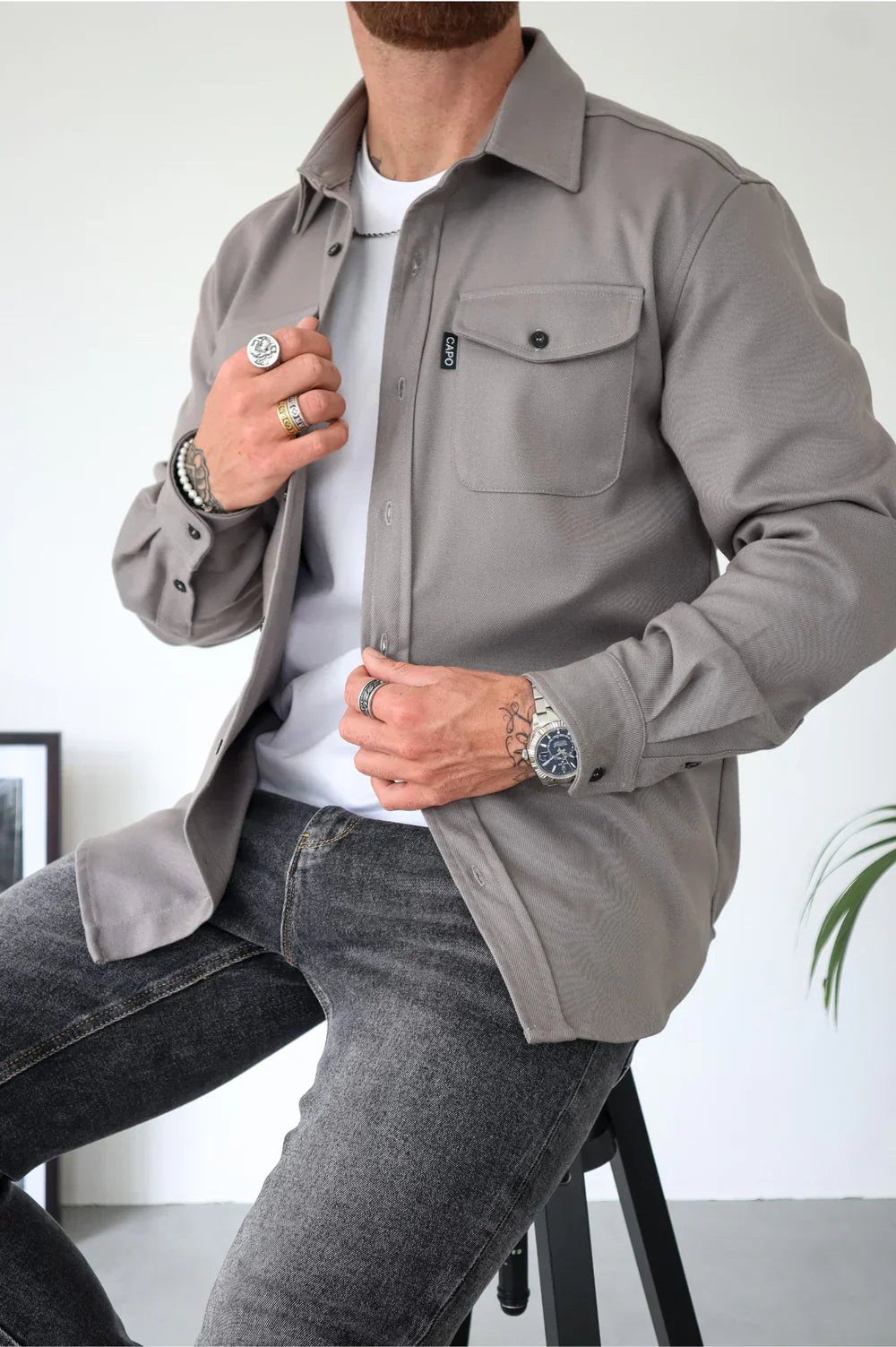 Marcus - Supreme Overshirt voor Tijdloze Stijl en Comfort