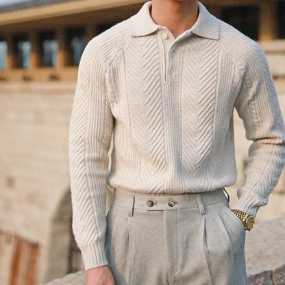 Tokyo - Casual Polo Sweater