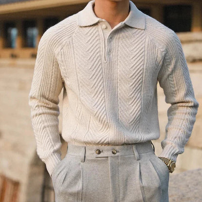 Tokyo - Casual Polo Sweater