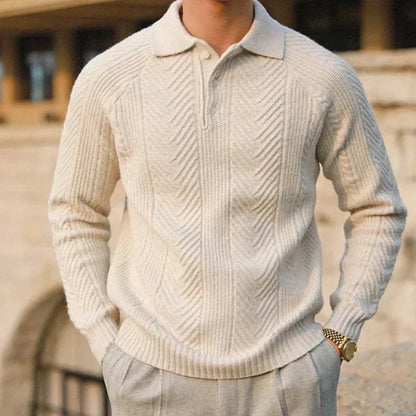 Tokyo - Casual Polo Sweater